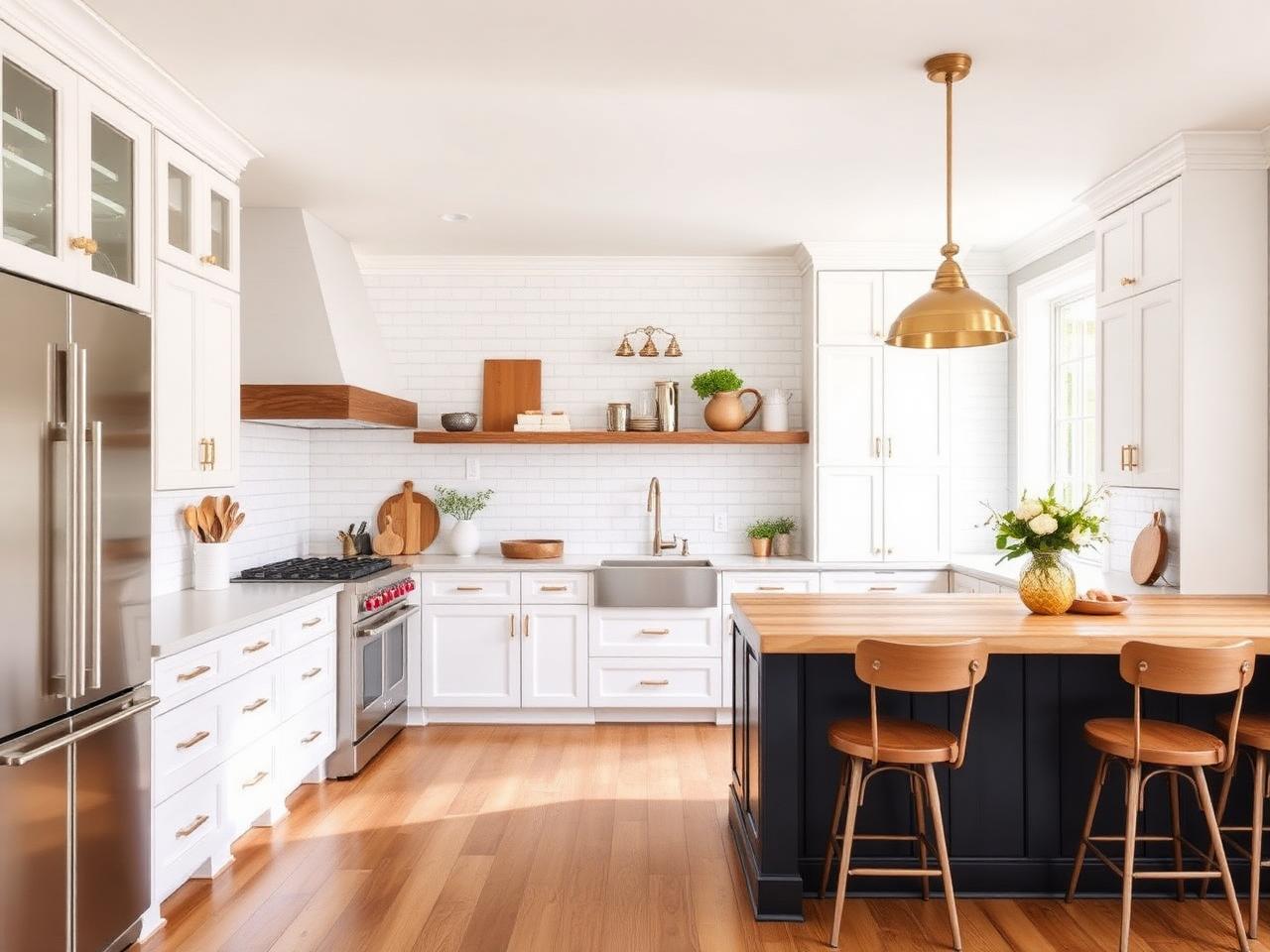 Modern farmhouse kitchen